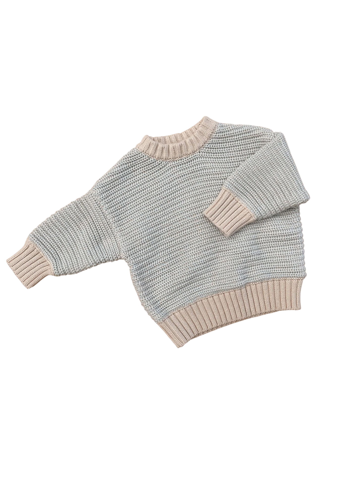 ZIGGY LOU KNITTED JUMPER - COAST