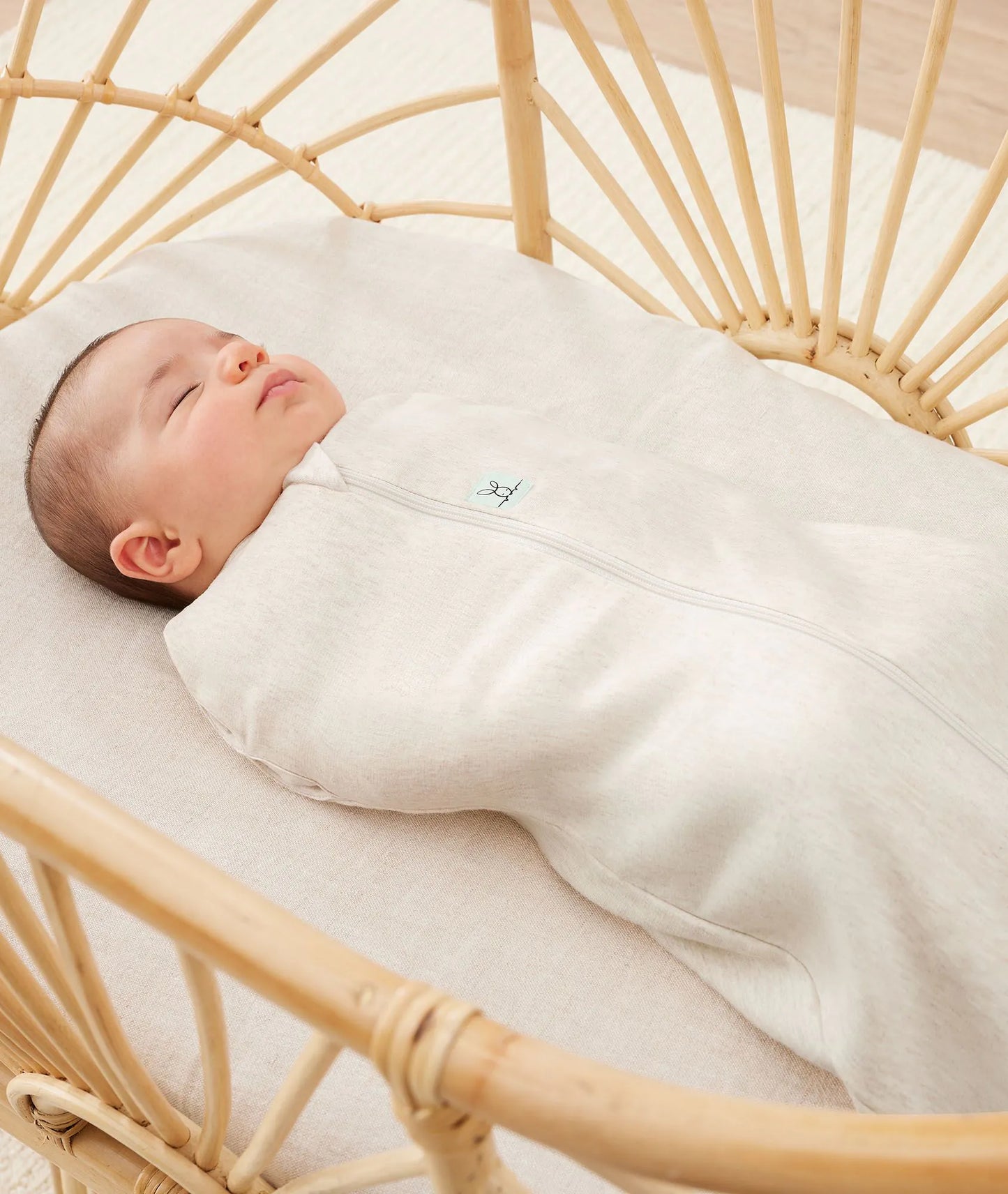 ERGOPOUCH COCOON SWADDLE BAG 1.0 TOG - OATMEAL MARLE