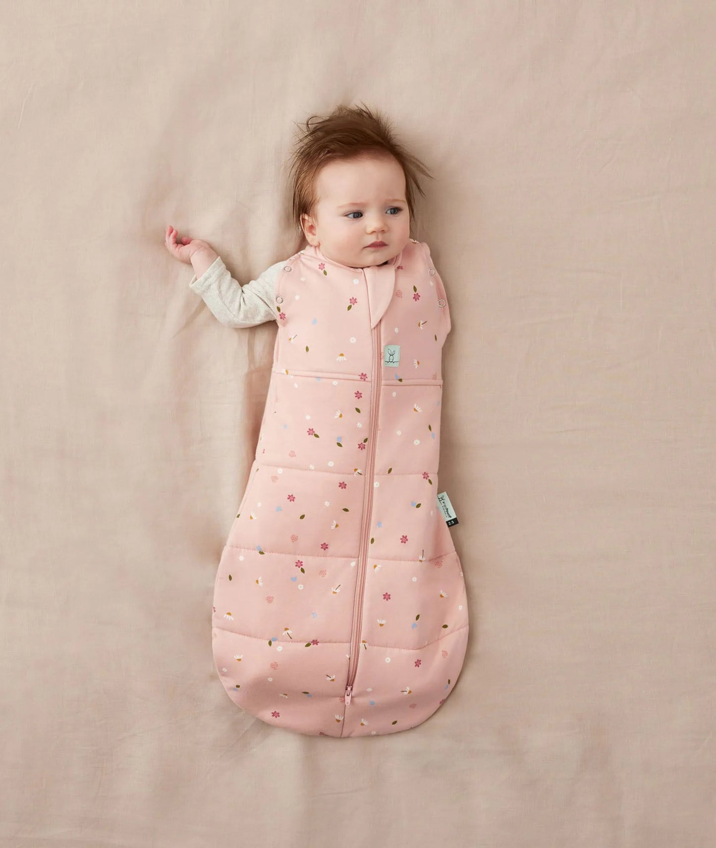 ERGOPOUCH COCOON SWADDLE BAG 2.5 TOG - DAISIES