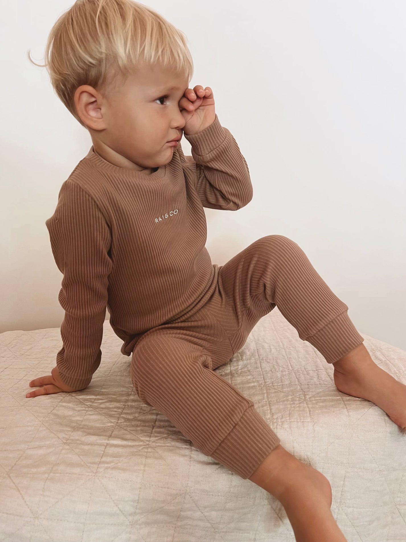 RAI & CO RIBBED TWO PIECE SET