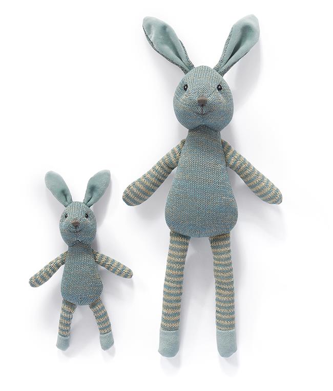NANA HUCHY - BOBBY THE BUNNY RATTLE (BLUE)