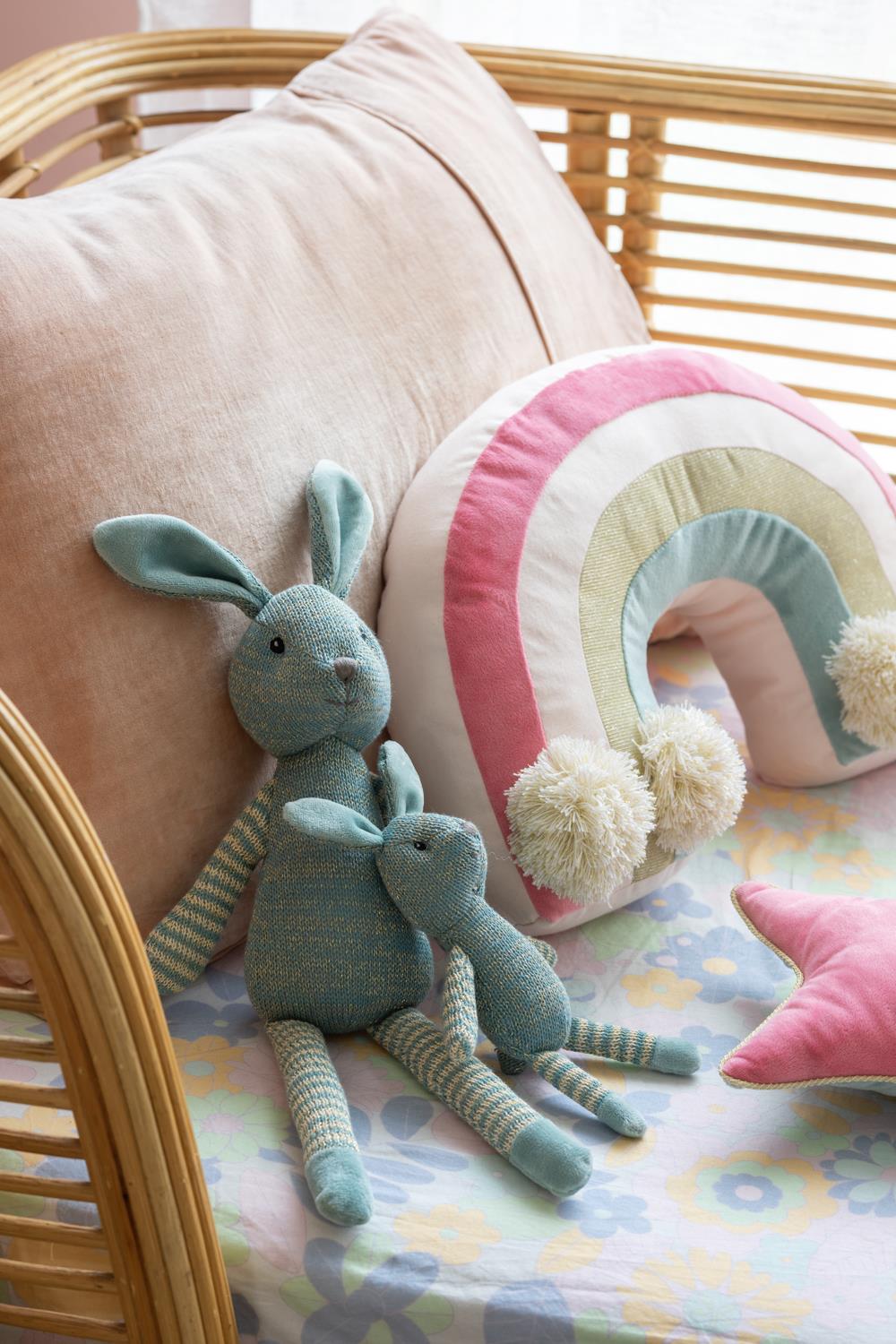NANA HUCHY - BOBBY THE BUNNY RATTLE (BLUE)