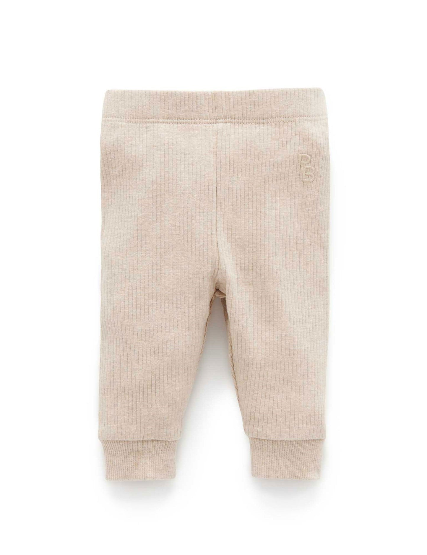 PUREBABY BISCUIT RIB LEGGINGS