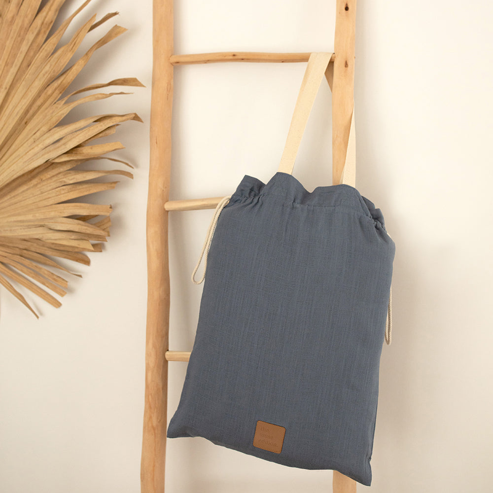 THE MUSE EDITION LINEN BABY PLAY MAT - OCEAN