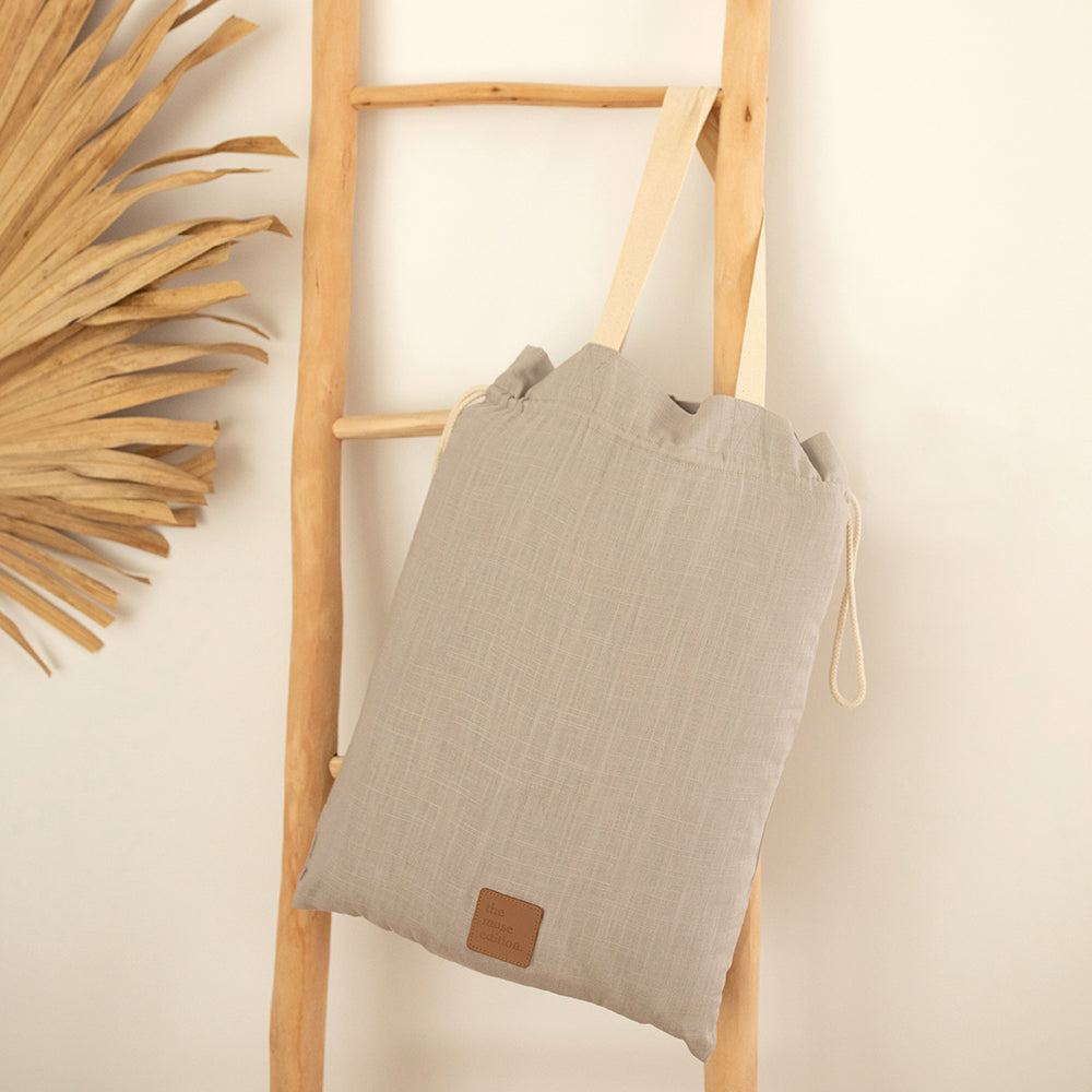 THE MUSE EDITION LINEN BABY PLAY MAT - CLOUD