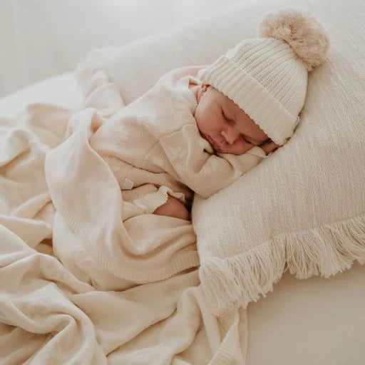 ZIGGY LOU KNITTED BLANKET - POSEY