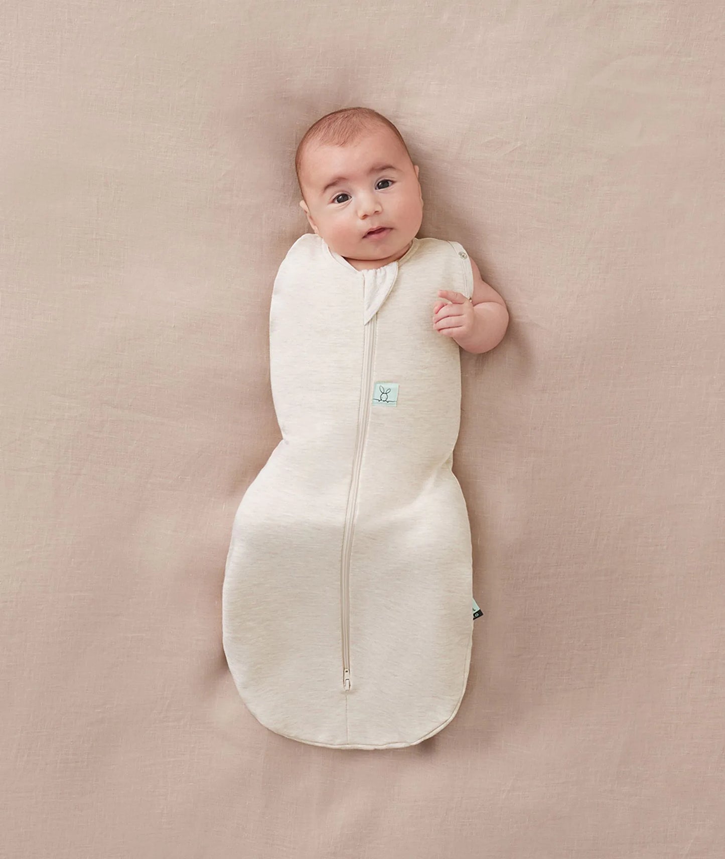ERGOPOUCH COCOON SWADDLE BAG 1.0 TOG - OATMEAL MARLE