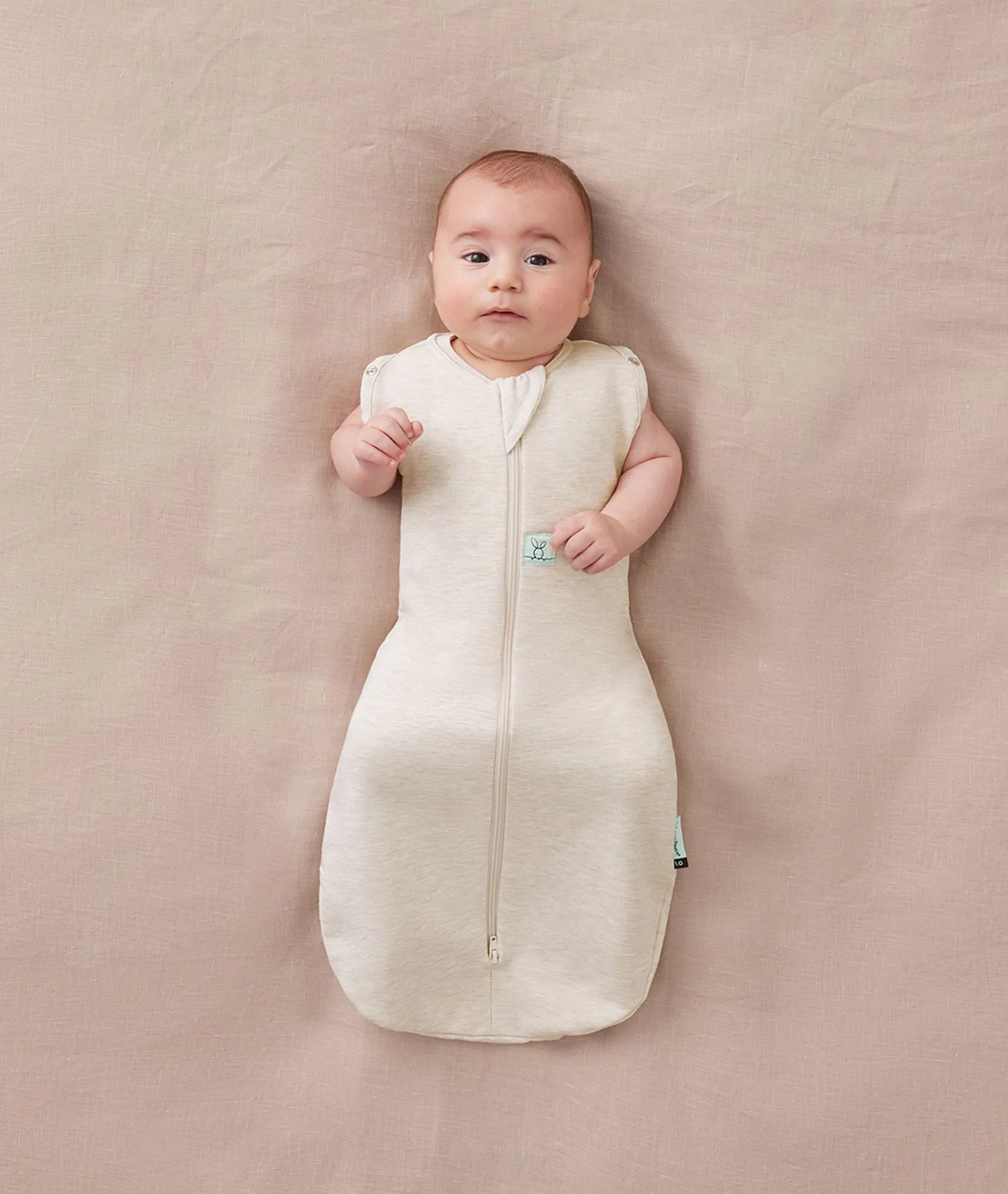 ERGOPOUCH COCOON SWADDLE BAG 1.0 TOG - OATMEAL MARLE