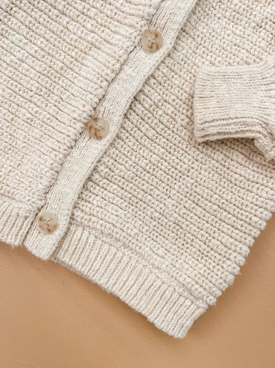 ZIGGY LOU KNITTED CARDIGAN - HONEY