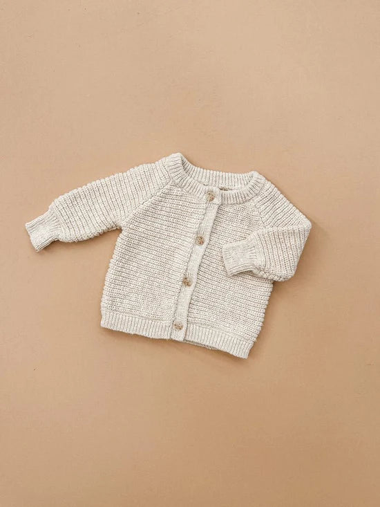 ZIGGY LOU KNITTED CARDIGAN - HONEY