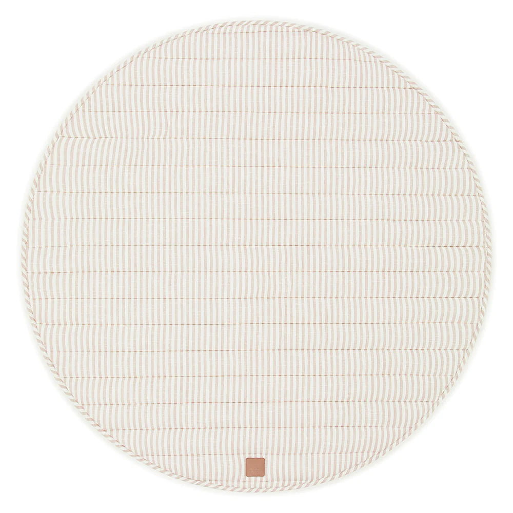THE MUSE EDITION LINEN BABY PLAY MAT - STRIPE