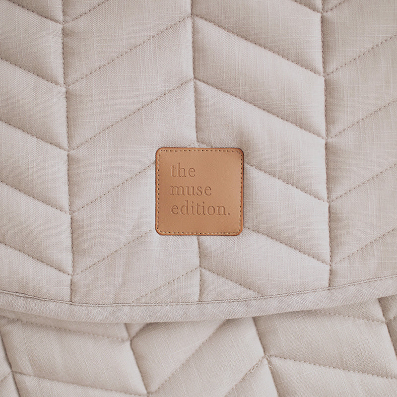 THE MUSE EDITION LINEN BABY PLAY MAT - CLOUD