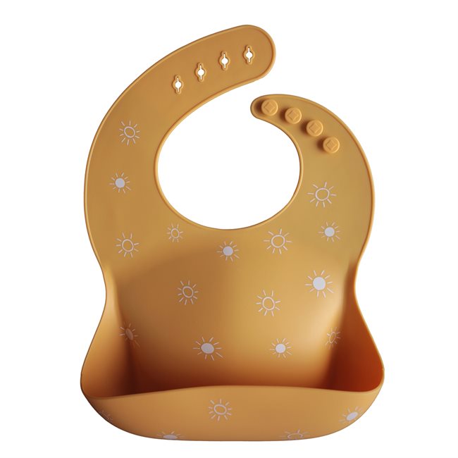 MUSHIE SILICONE BIB - SUN