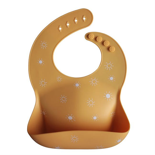 MUSHIE SILICONE BIB - SUN