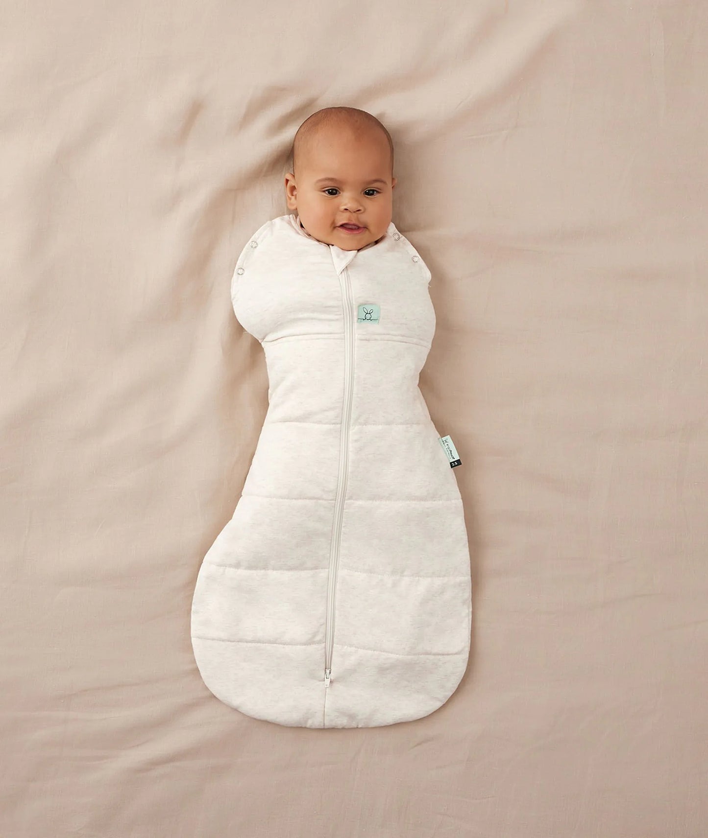 ERGOPOUCH COCOON SWADDLE BAG 2.5 TOG - OATMEAL MARLE