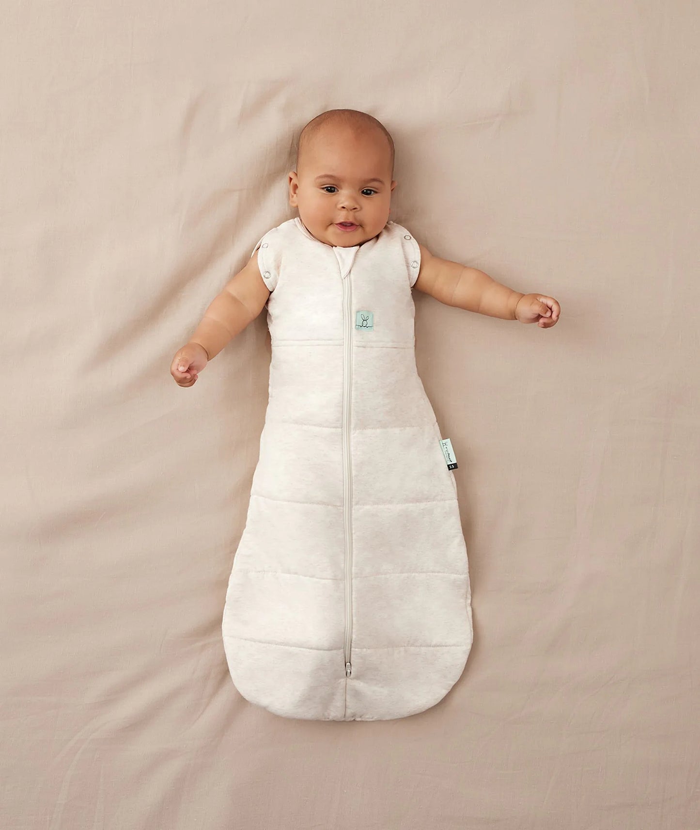 ERGOPOUCH COCOON SWADDLE BAG 2.5 TOG - OATMEAL MARLE