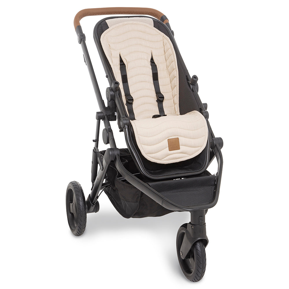 THE MUSE EDITION UNIVERSAL LINEN PRAM LINER- NATURAL