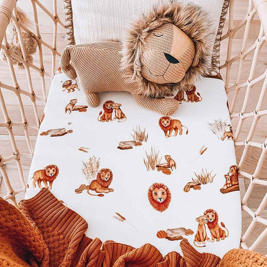 SNUGGLE HUNNY LION BASSINET SHEET