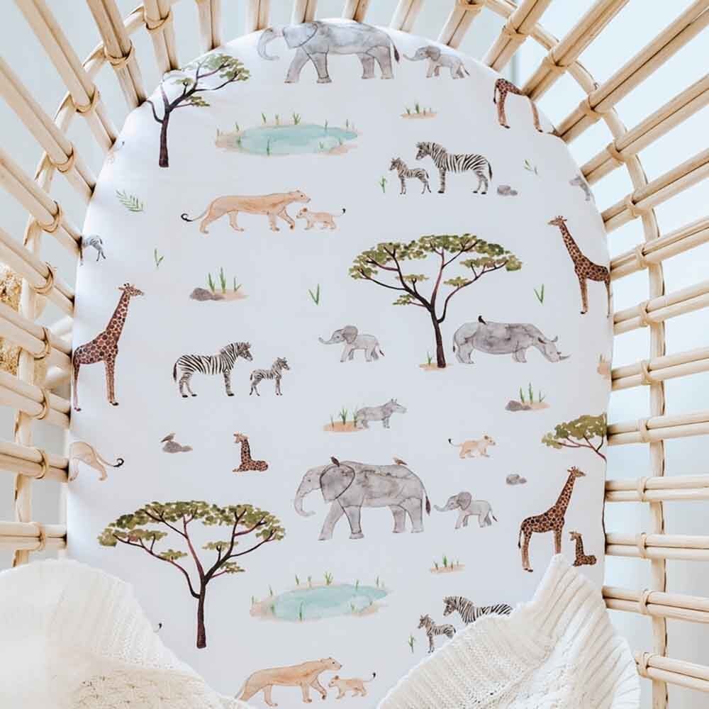 SNUGGLE HUNNY SAFARI BASSINET SHEET