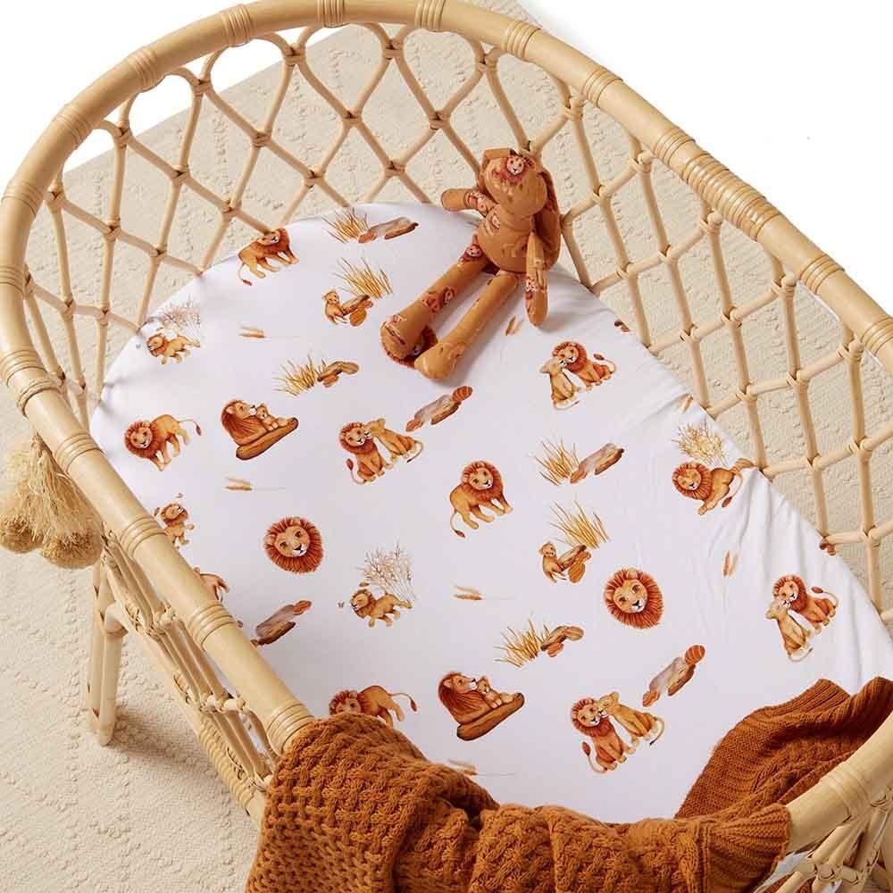 SNUGGLE HUNNY LION BASSINET SHEET