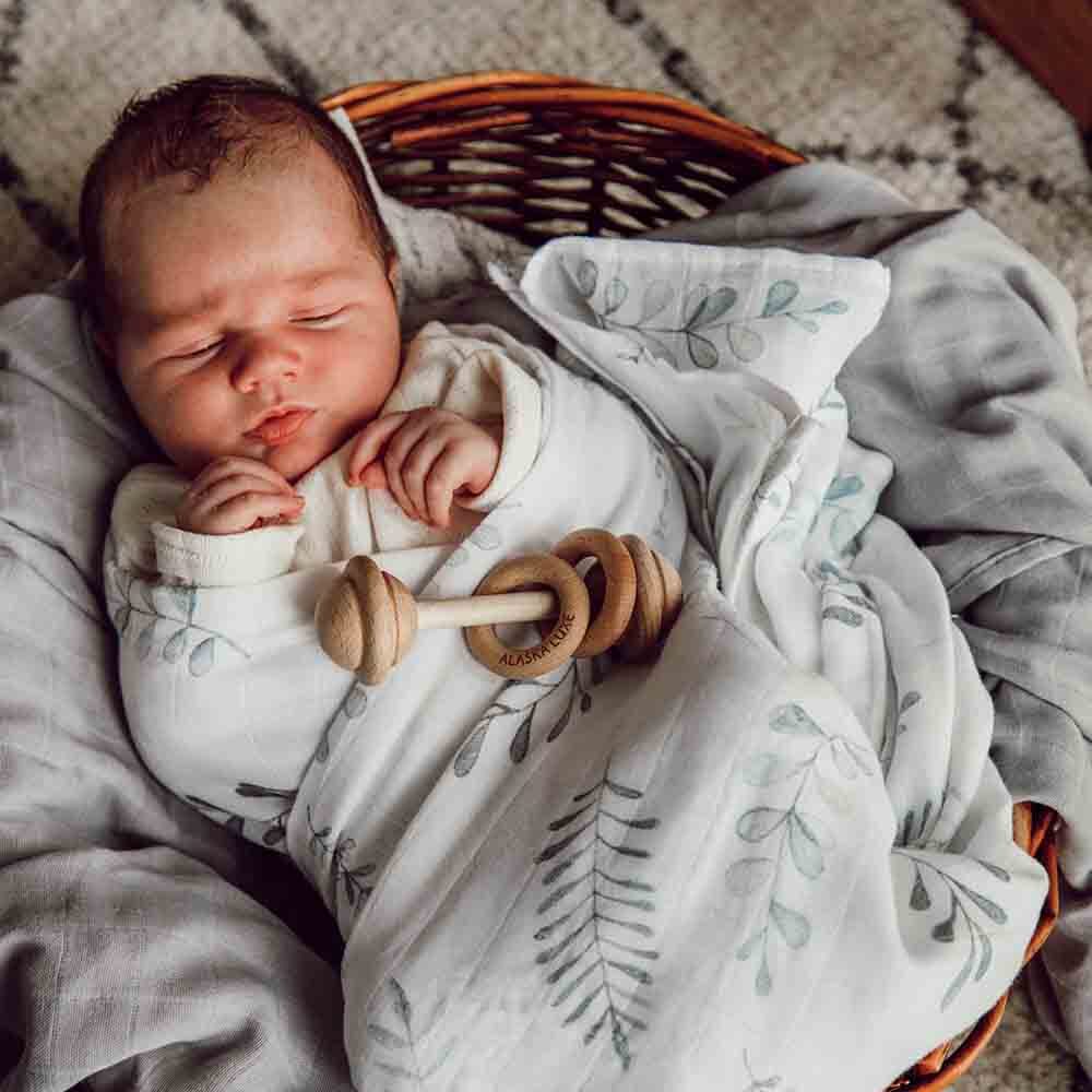 SNUGGLE HUNNY WILD FERN ORGANIC MUSLIN WRAP