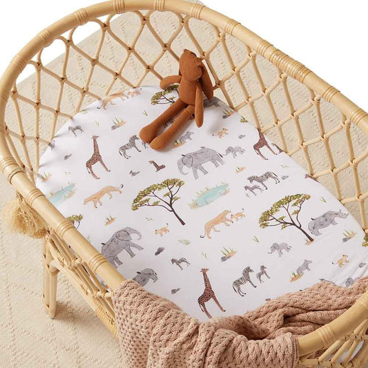 SNUGGLE HUNNY SAFARI BASSINET SHEET