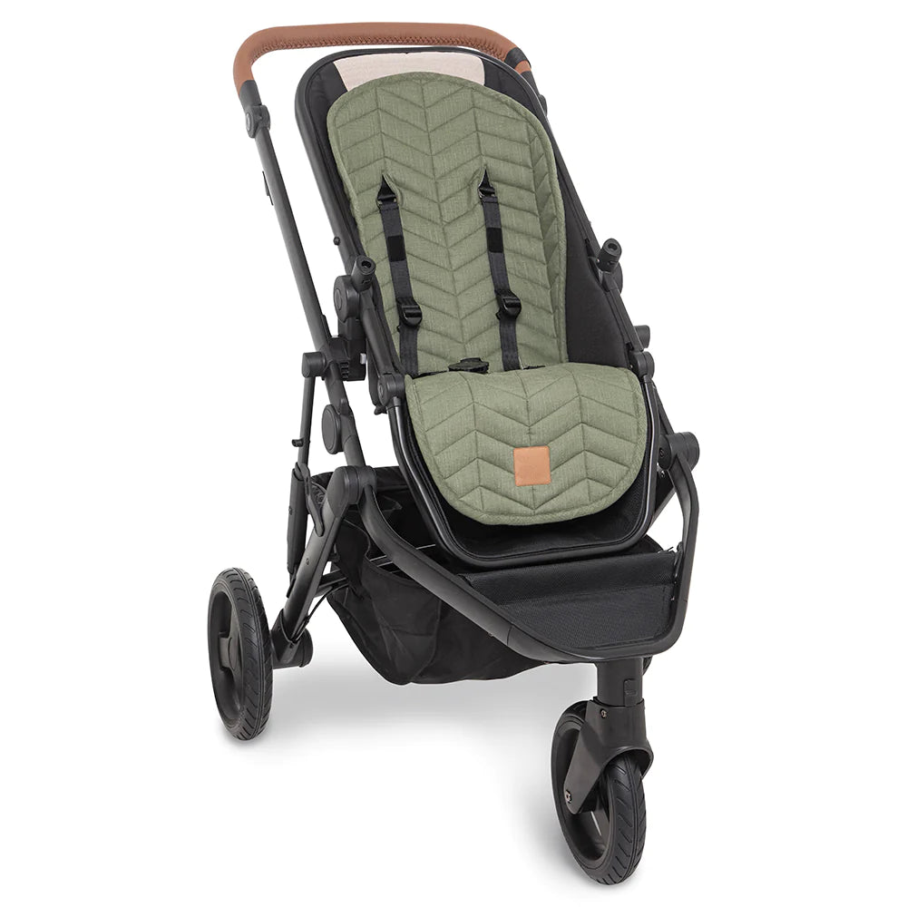 THE MUSE EDITION UNIVERSAL LINEN PRAM LINER - SAGE