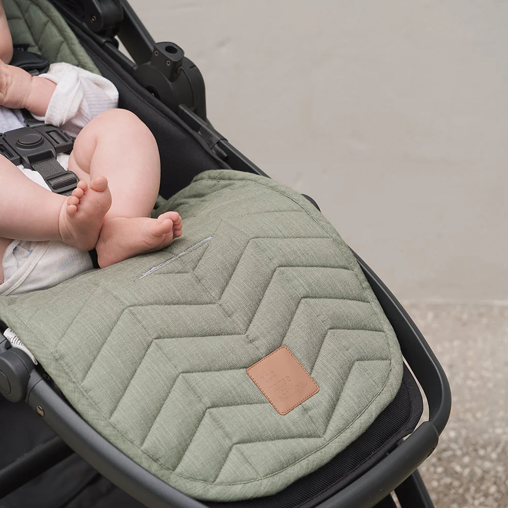 THE MUSE EDITION UNIVERSAL LINEN PRAM LINER - SAGE